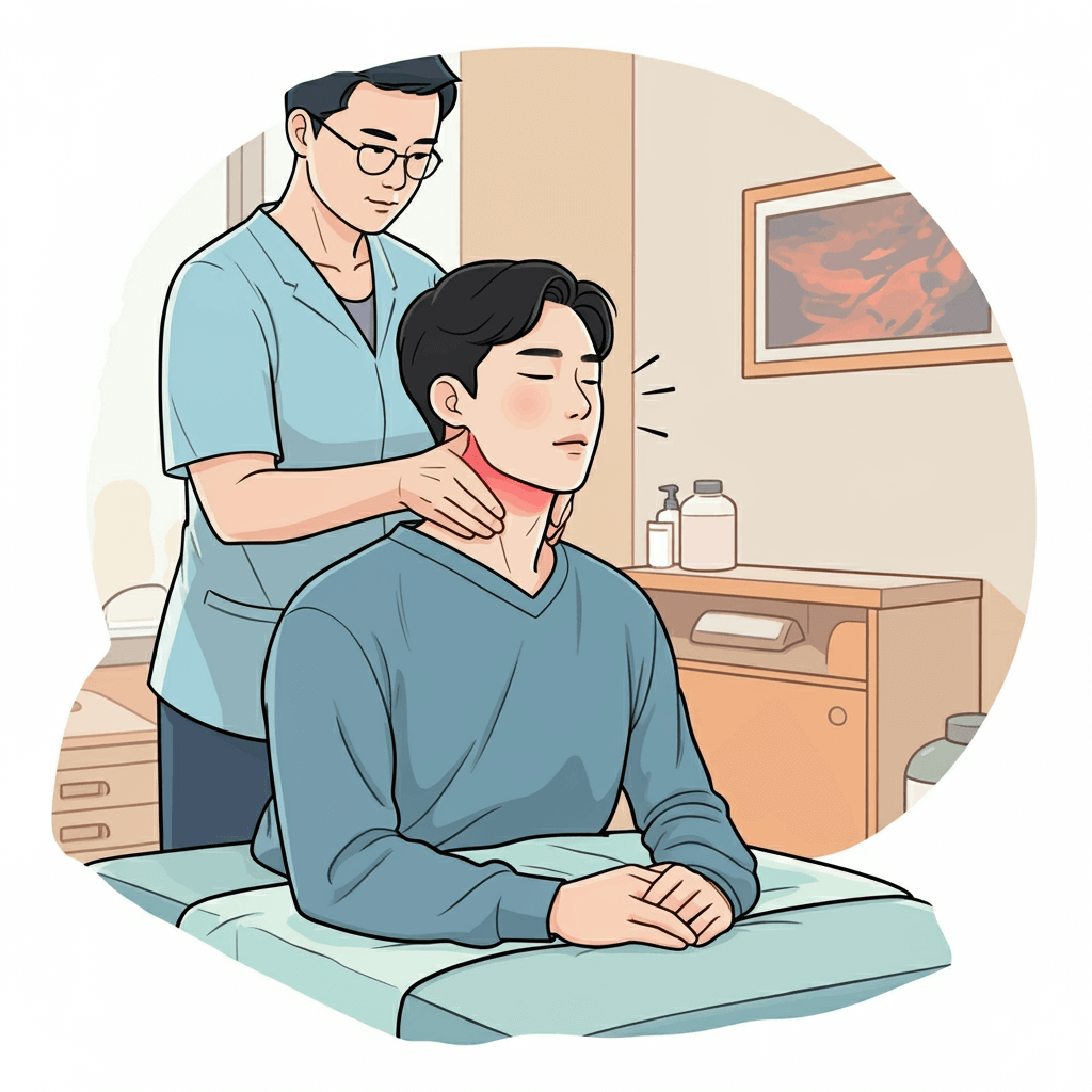 도수치료하고있음