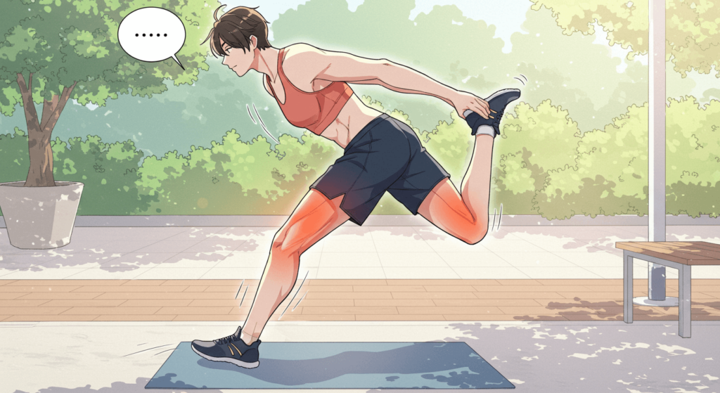 무릎스트레칭