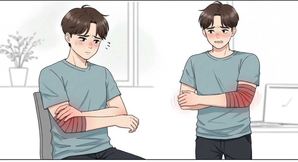 팔꿈치깁스