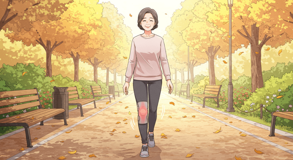 무릎보호대착용