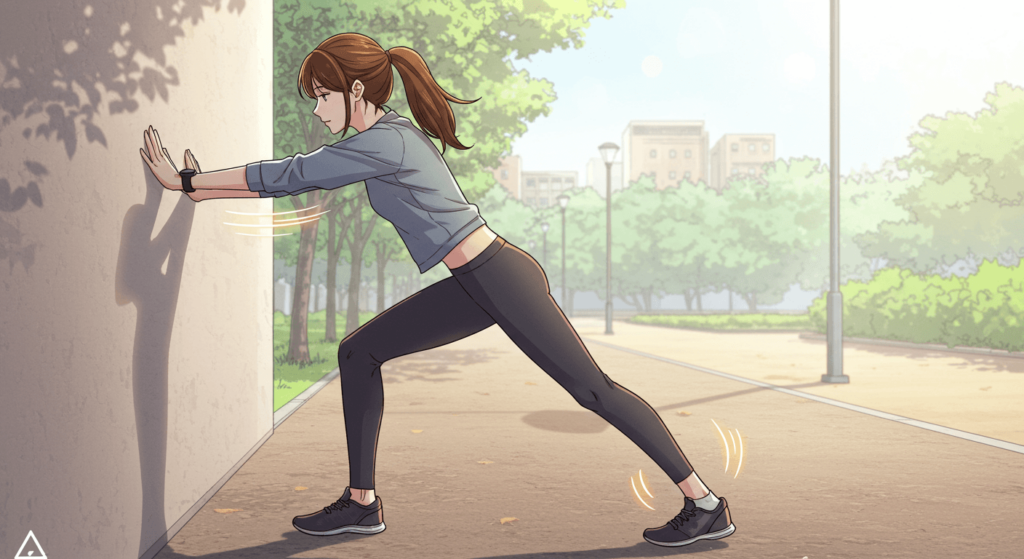 발뒤꿈치스트레칭