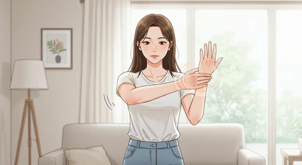 손등스트레칭