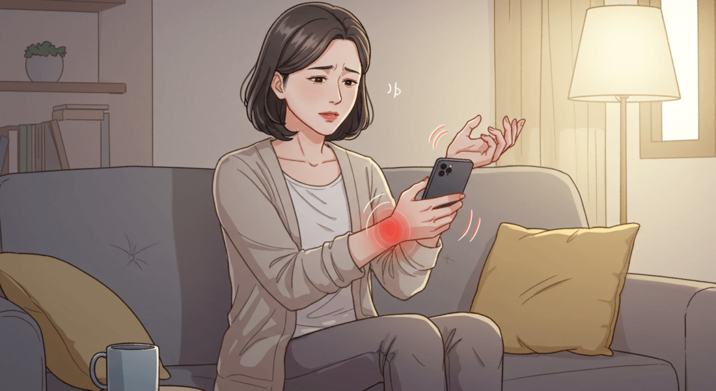 손등통증