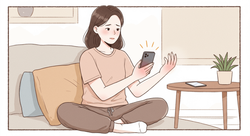 스마트폰 손목통증