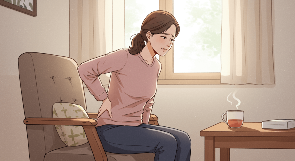 허리뒤틀림