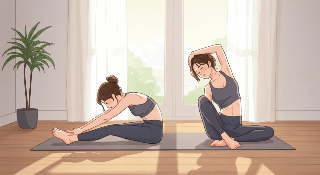 종아리허리스트레칭