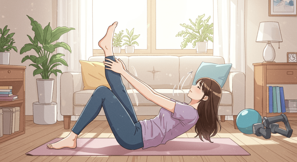 무릎스트레칭