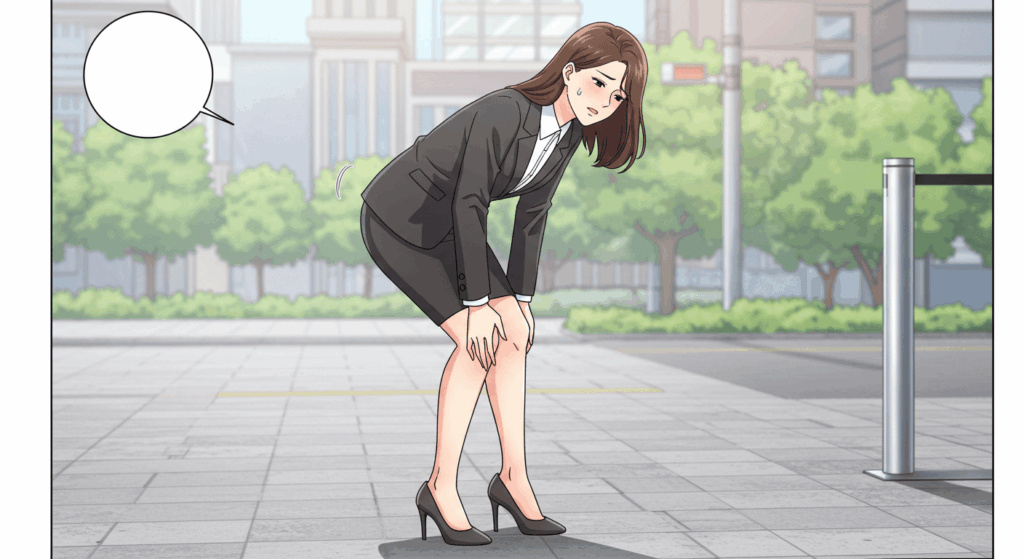 하이힐발안쪽통증