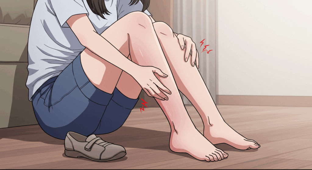종아리당김