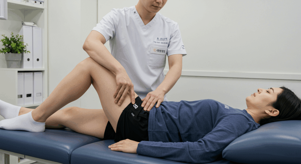 허벅지 마사지