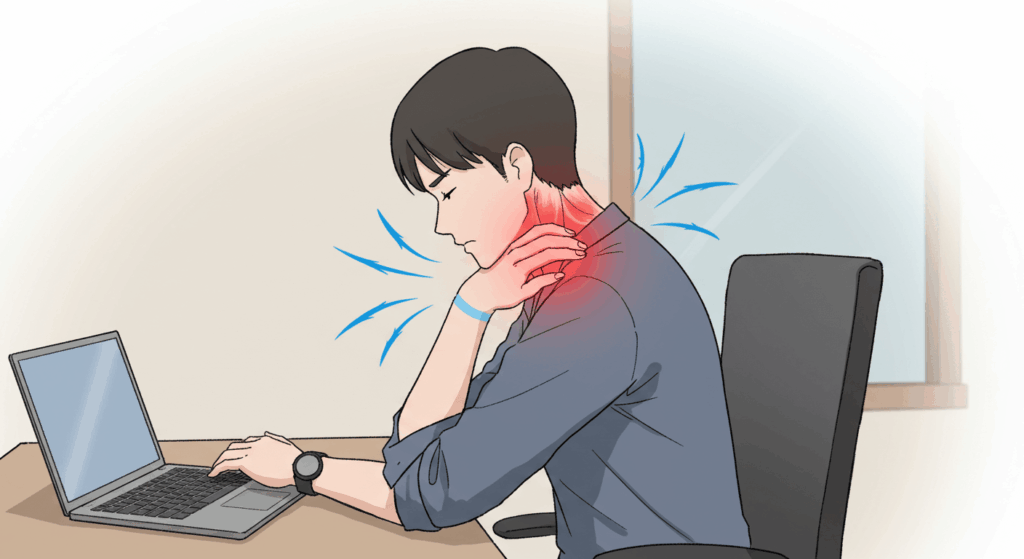 사각근증후군 – 장시간 컴퓨터 작업으로 생긴 목·팔 저림